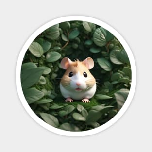 Hamster in Nature Magnet